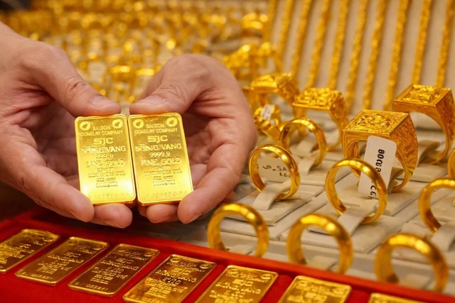 Giá vàng phục hồi sau hai tuần giảm