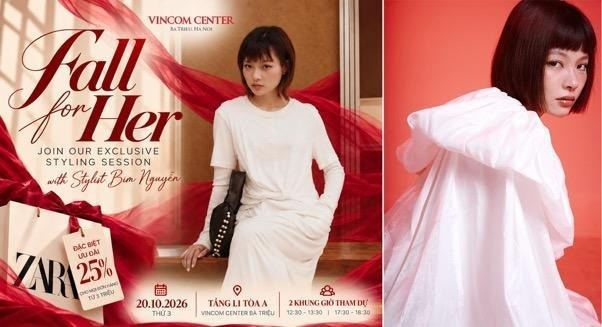 Trải nghiệm tư vấn phong cách, khám phá những cách phối đồ mới tại Vincom Center Bà Triệu