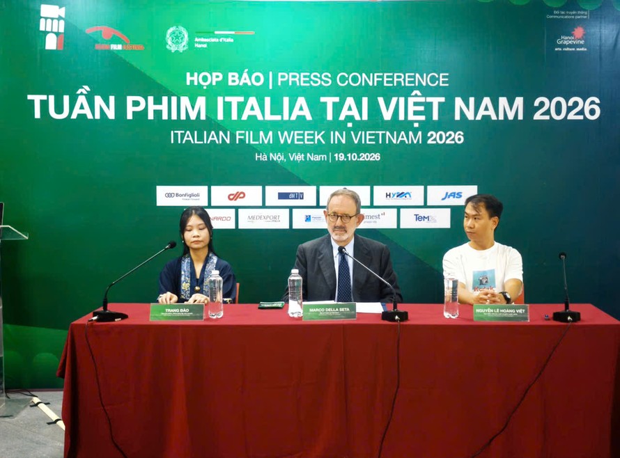 Đại sứ Italia tại Việt Nam Marco Della Seta thông tin về Tuần phim Italia tại Việt Nam năm 2026