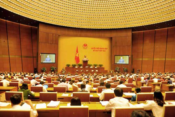 Phiên làm việc của Quốc hội ngày 28/10. Ảnh: Giang Huy