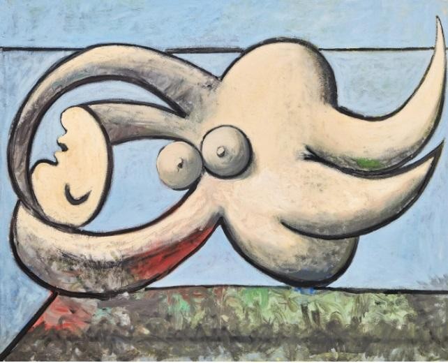 Pablo Picasso, "Femme nue couchée" (Người phụ nữ khỏa thân nằm nghiêng), 1932 