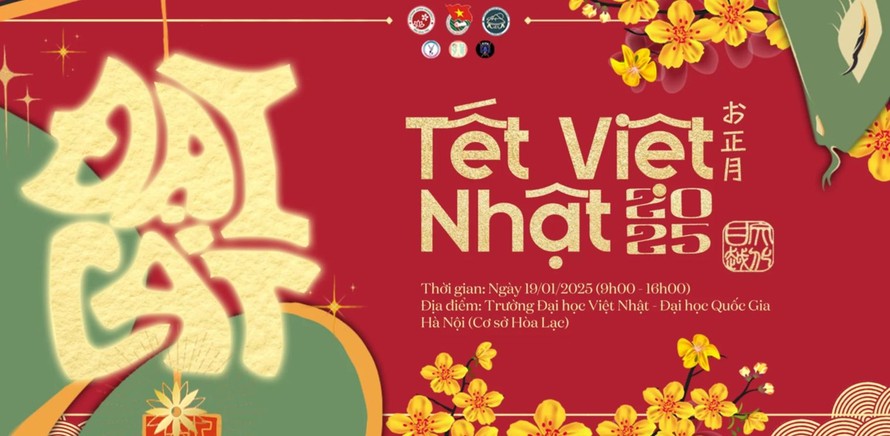 Tết Việt Nhật 2025: Không gian giao thoa văn hóa đậm sắc màu tại Trường Đại học Việt Nhật