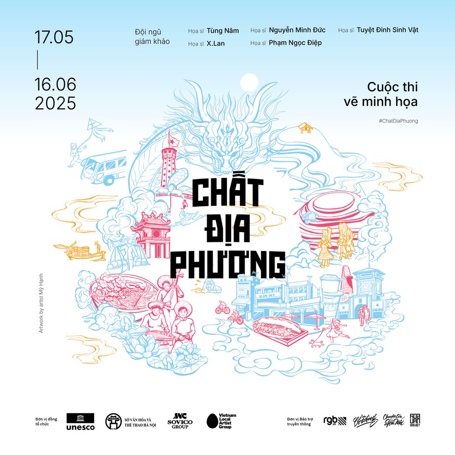 “Chất Địa Phương” – Cuộc thi vẽ minh hoạ do UNESCO khởi xướng nhằm tôn vinh những giá trị bản sắc địa phương