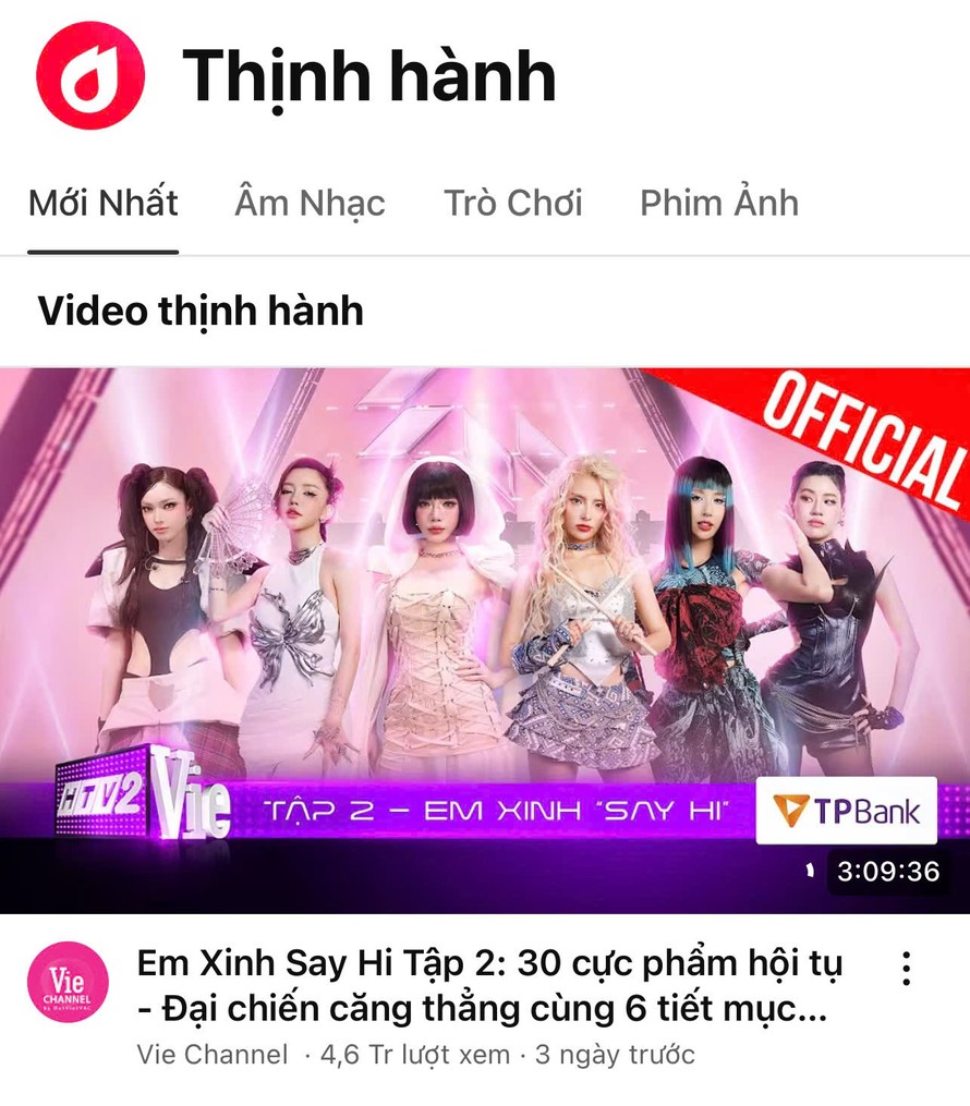 Em Xinh “Say Hi” tập 2: Cơn bão âm nhạc "Say Hi" thống lĩnh thị hiếu, kế thừa tinh hoa mùa 1