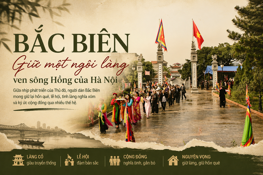 Bắc Biên - Giữ một ngôi làng ven sông Hồng của Hà Nội 
