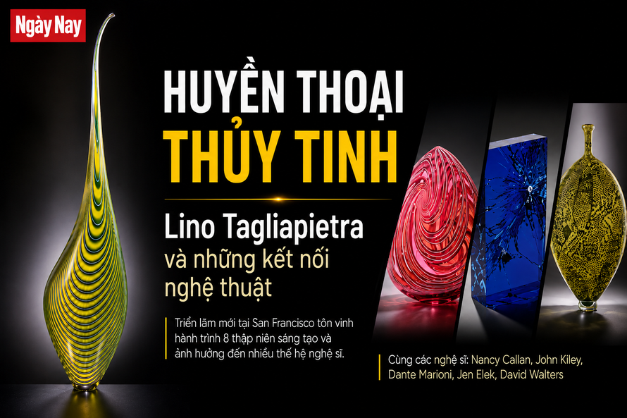 Huyền thoại thủy tinh Lino Tagliapietra và những kết nối nghệ thuật