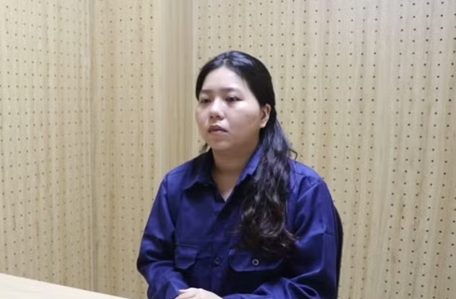 Đối tượng Trương Thị Bích Trâm. (Ảnh: TTXVN)