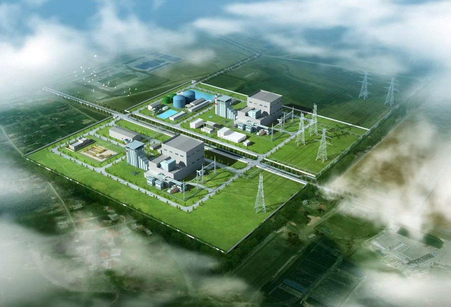 Hình ảnh mô phỏng Nhà máy Nhiệt điện khí tự nhiên hóa lỏng (LNG) Quảng Trạch II