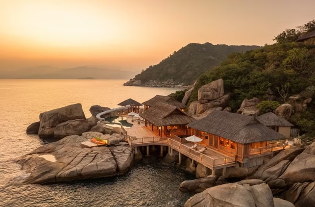 Khu nghỉ dưỡng Six Senses Ninh Van Bay. (Ảnh: CTV/Vietnam+)