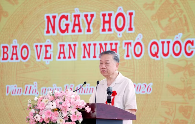 Tổng Bí thư, Chủ tịch nước Tô Lâm phát biểu. (Ảnh: Thống Nhất/TTXVN)