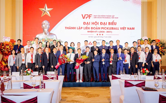 Bộ Nội vụ chính thức cho phép thành lập Liên đoàn Pickleball Việt Nam, đánh dấu bước phát triển quan trọng của môn thể thao này tại Việt Nam. (Ảnh: BTC)