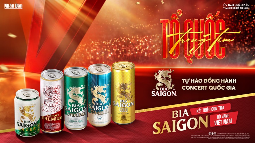 Bia Saigon đồng hành cùng Concert quốc gia "Tổ quốc trong tim" 2026 trước thềm Quốc khánh 2/9