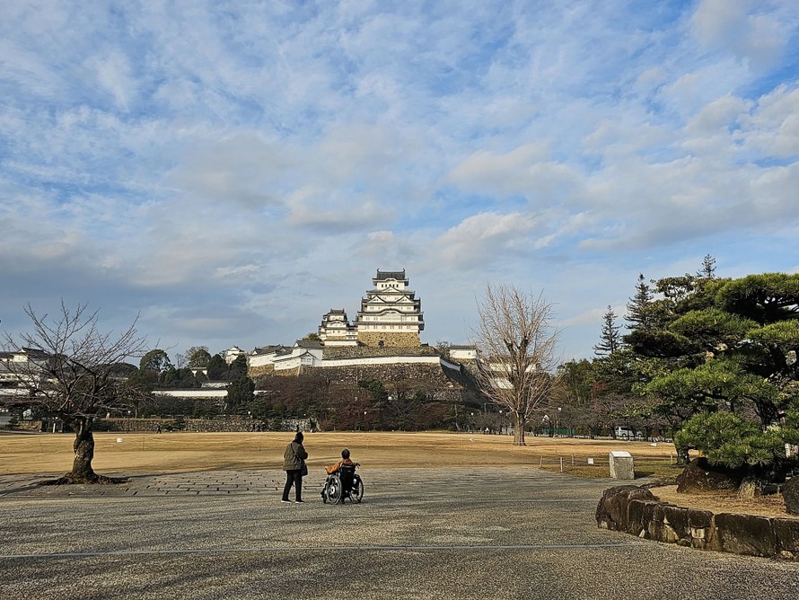 Lâu đài Himeji, Nhật Bản. Ảnh: Hani