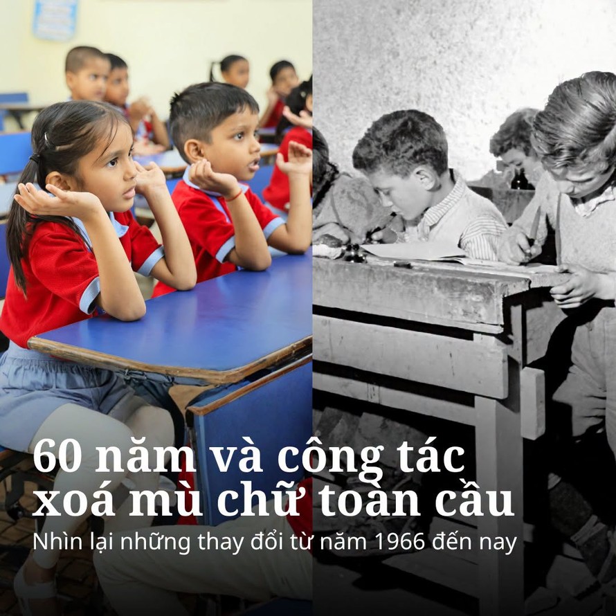 60 năm Ngày Quốc tế Xóa mù chữ: Sáu thập kỷ thúc đẩy kỹ năng đọc viết cho mọi người