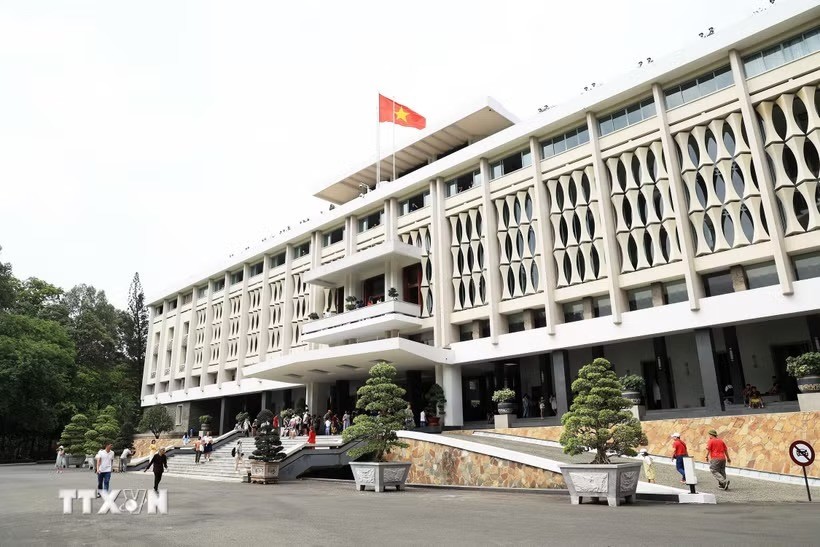 Dinh Độc Lập. (Ảnh: Hồng Đạt/TTXVN)