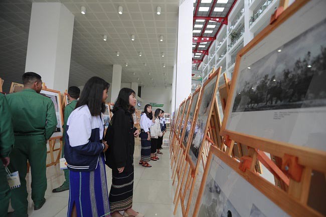 Không gian triển lãm -Ảnh: Công an Nhân dân 