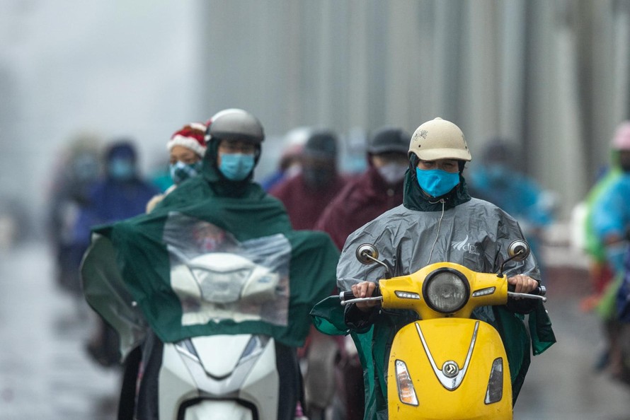 Không khí lạnh tiếp tục ảnh hưởng đến Trung Trung Bộ