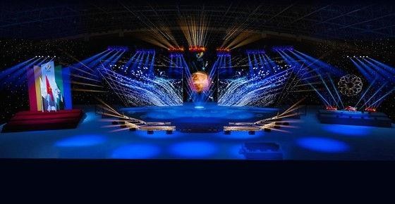 Phối cảnh sân khấu của Lễ bế mạc SEA Games 31. Ảnh: BTC