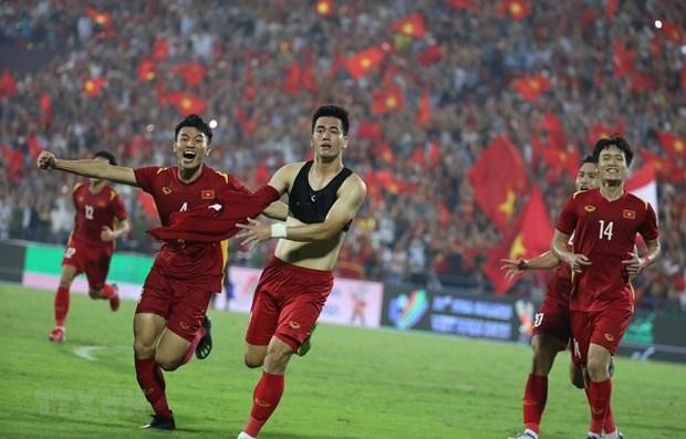 U23 Việt Nam được kỳ vọng sẽ giành HCV bóng đá nam SEA Games 31. (Ảnh: Hoàng Linh/TTXVN)