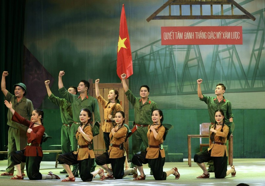 Một vở diễn tại Liên hoan Chèo toàn quốc 2021. Ảnh (tư liệu): bvhttdl.gov.vn