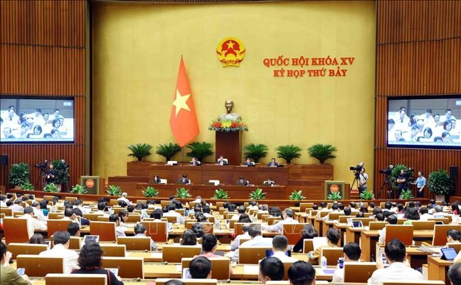 Quang cảnh phiên họp sáng 29/5. Ảnh: Phạm Kiên/TTXVN