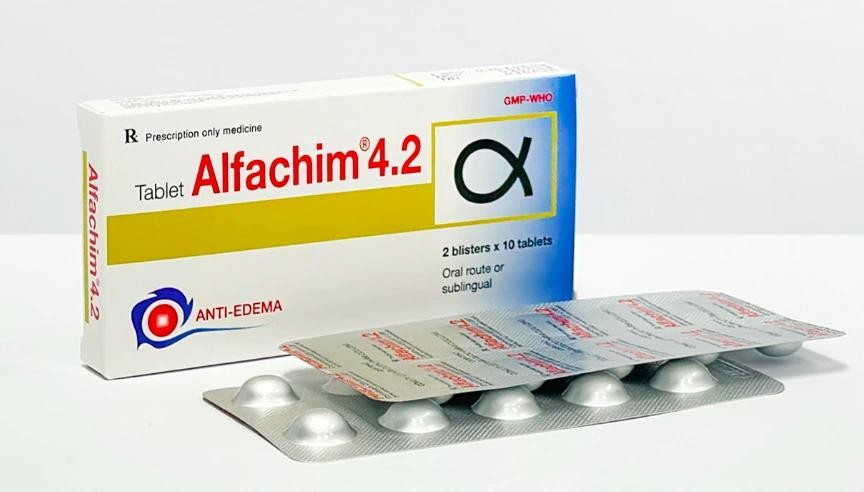 Lô thuốc Alfachim 4.2 do Công ty cổ phần dược phẩm Cửu Long sản xuất bị thu hồi trên toàn quốc. Ảnh: Dược Cửu Long