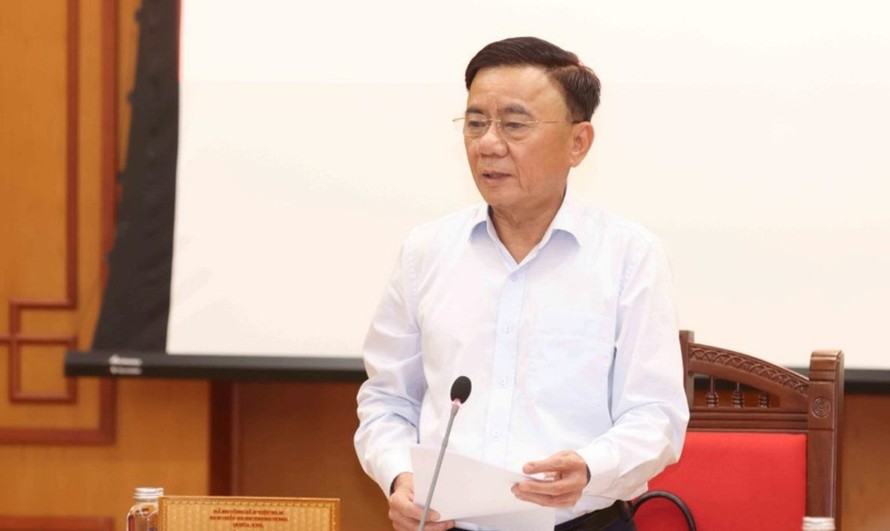 Đồng chí Trần Cẩm Tú, Ủy viên Bộ Chính trị, Thường trực Ban Bí thư. Ảnh: Phương Hoa