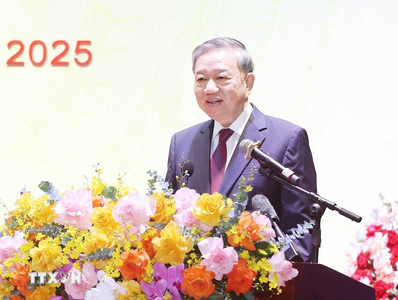 Tổng Bí thư Tô Lâm. (Ảnh: Thống Nhất/TTXVN)