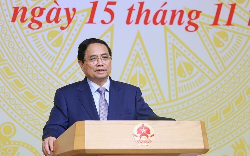 Thủ tướng Phạm Minh Chính gặp mặt, chúc mừng các nhà giáo Nhân kỷ niệm ngày Nhà giáo Việt Nam 20/11.