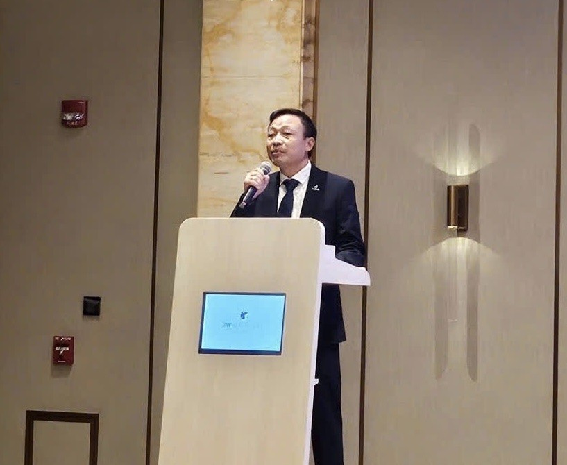 Ông Phan Công Thành - TGĐ PVFCCo phát biểu tại Lễ ký.