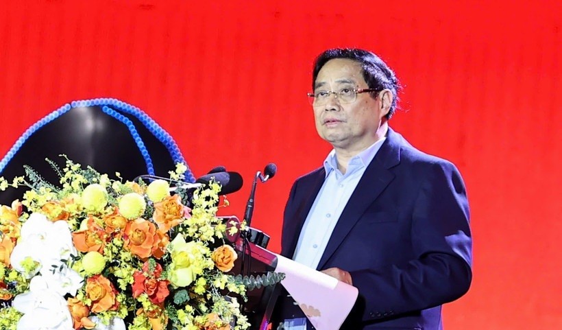 Thủ tướng Phạm Minh Chính phát biểu. 