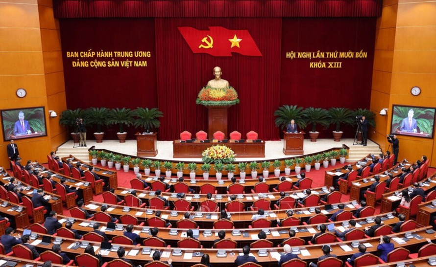 Phiên bế mạc Hội nghị lần thứ 14 Ban Chấp hành Trung ương Đảng khóa XIII. 