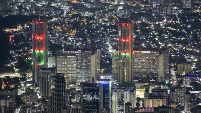 Quang cảnh thủ đô Caracas, Venezuela. 