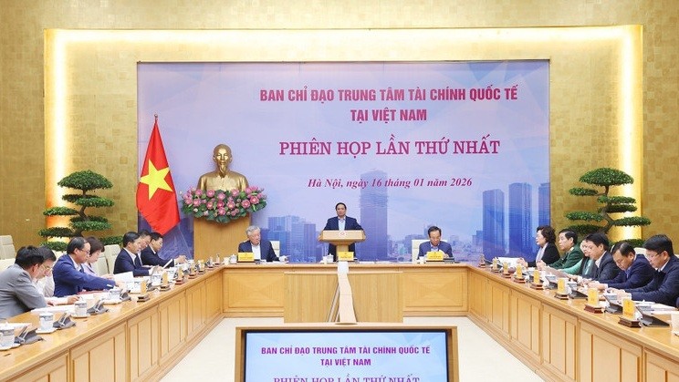 Thủ tướng Phạm Minh Chính chủ trì phiên họp thứ nhất của Ban Chỉ đạo về Trung tâm tài chính quốc tế tại Việt Nam. 