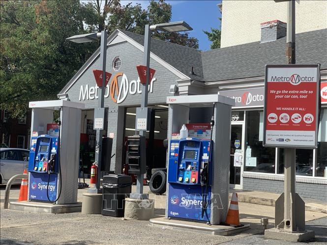 Trạm xăng ở Mỹ.