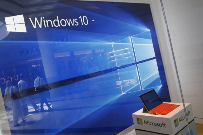 Windows 10 là hệ điều hành máy tính phổ biến. Ảnh tư liệu: Reuters
