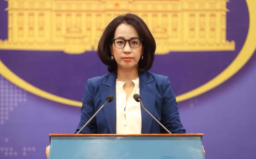 Người Phát ngôn Bộ Ngoại giao Phạm Thu Hằng.
