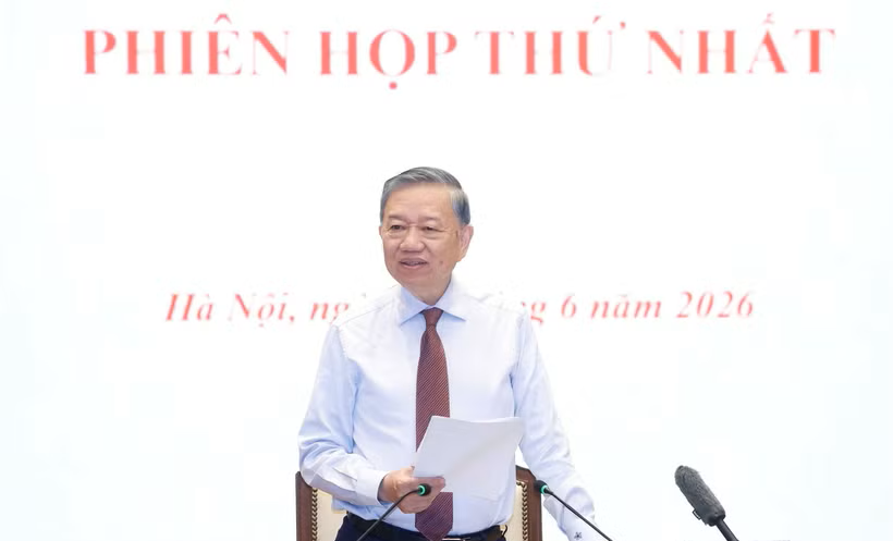 Tổng Bí thư, Chủ tịch nước Tô Lâm phát biểu chỉ đạo.
