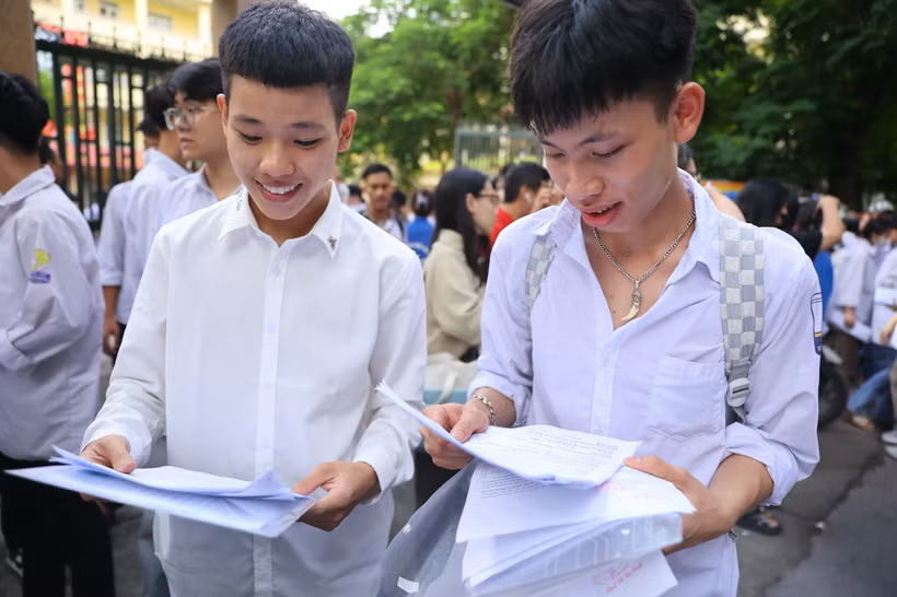 Thí sinh dự thi Tốt nghiệp Trung học phổ thông.