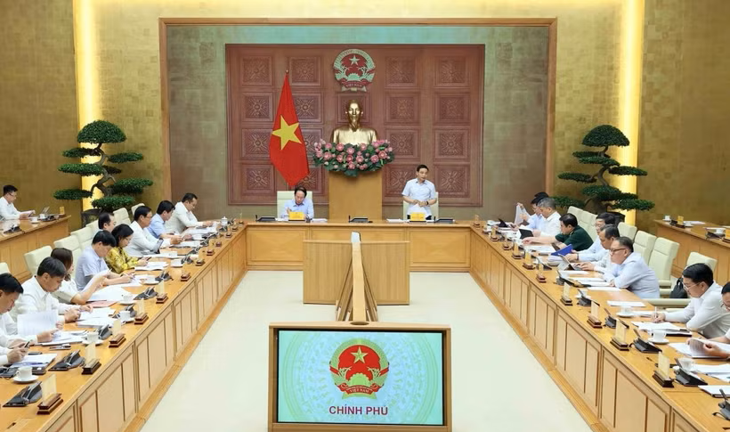 Phó Thủ tướng Nguyễn Văn Thắng phát biểu.