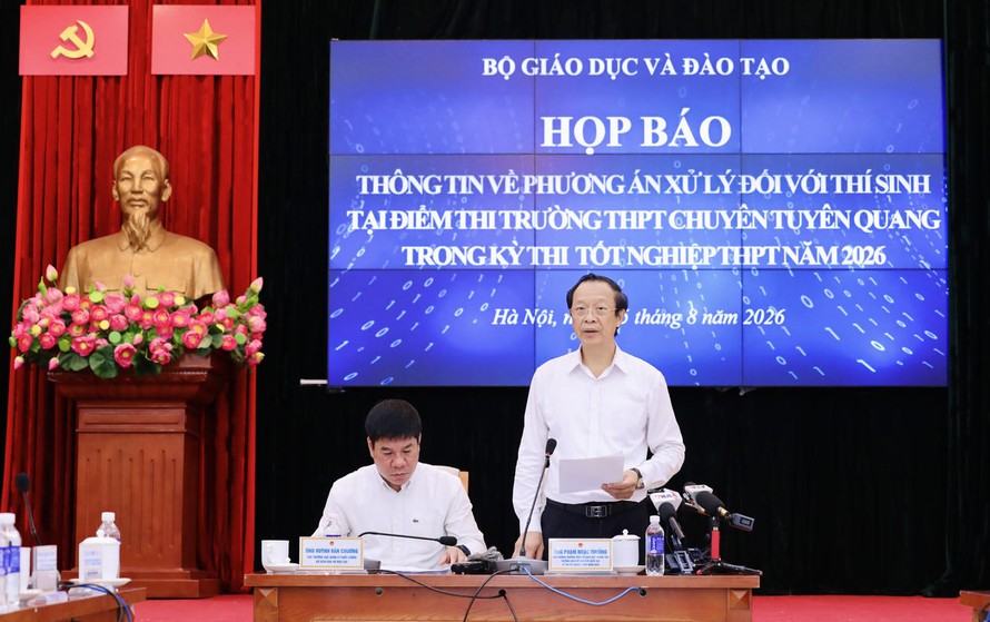 Phương án tổ chức thi lại tại điểm thi trường THPT Chuyên Tuyên Quang được xem xét kỹ lưỡng
