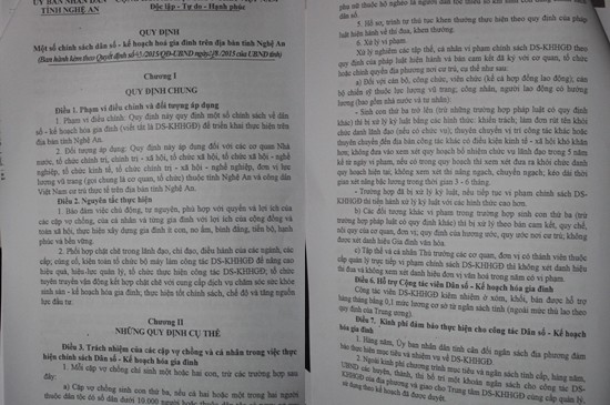 Nghệ An: Xóa quy định xử phạt người sinh con thứ 3