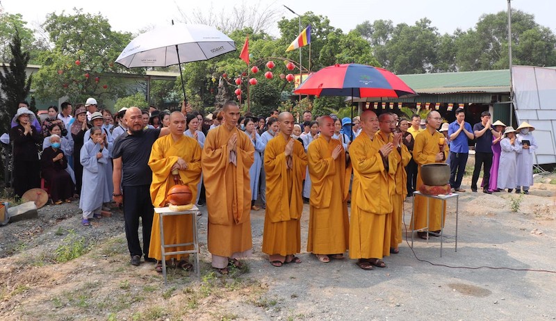 Quang cảnh buổi lễ.