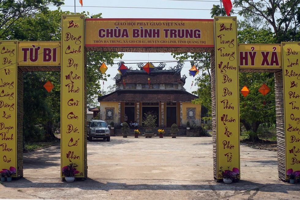 Chùa Bình Trung – ngôi chùa nằm bên phế tích Chăm cổ