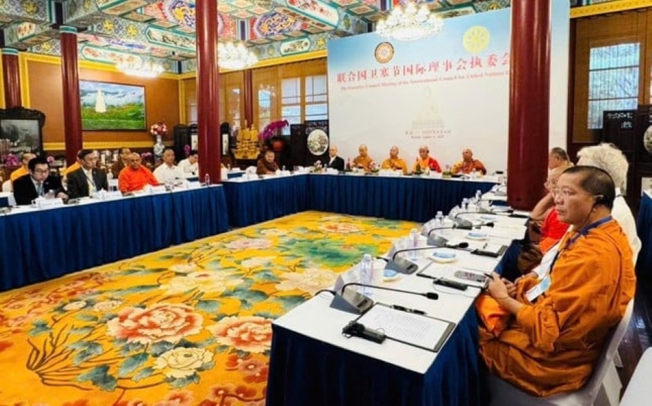 Quang cảnh buổi họp lần đầu tiên về chuẩn bị tổ chức Đại lễ Vesak Liên Hiệp Quốc 2026