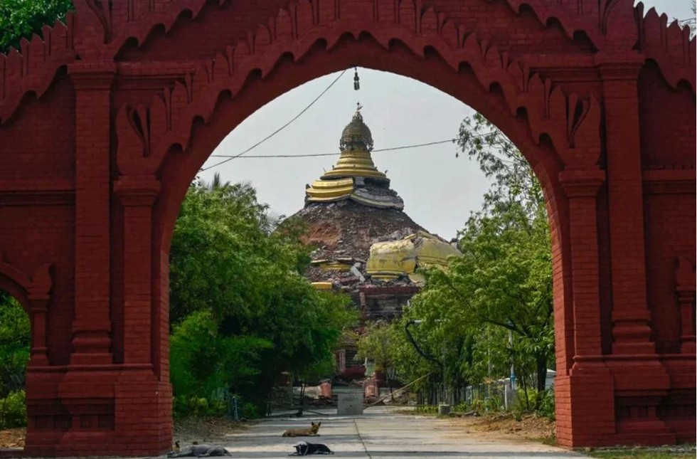 Nỗi lo số phận Thánh địa Phật giáo Bagan 2.200 di tích sau trận động đất Myanmar